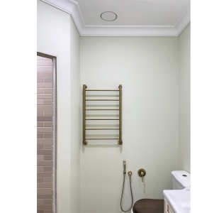 Диффузор под покраску скрытого монтажа SECRET RING 100/90 с приточно-вытяжным вентилятором